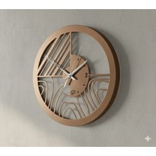 BUKAVA┃Quadris Metal Duvar Saati 45 cm - Geometrik Modern Tasarım