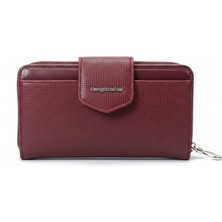 Cengiz Pakel Nova Orta Boy Kadın Cüzdan – 65316 -Bordo