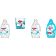 Aquabor Doğal Mineralli Sıvı Beyaz  + Tablet + Sıvı Beyaz + Sıvı Renkliler 4 Lü Set