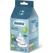 Mooma Kindy Biberon Ucu 2li 18+ Ay Hızlı Akış (2 Adet)