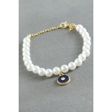 Zero Land Gld-Spt- Nazar Inci Bileklik - Beyaz