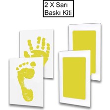 Moky Dizayn Temassız Bebek El-Ayak Izi Baskı Kiti (3 Adet)