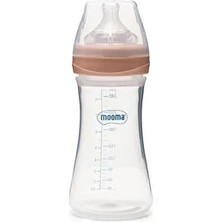 Mooma Kindy Biberon 150 ml 0-6 Ay Yavaş Akış Gül Kurusu (4 Adet)