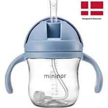 Mininor Tritan Alıştırma Bardağı 220 ml - Nordic Sky Blue (5 Adet)