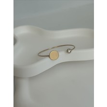 QA Quella Accessories Özel Seri  Bebe Boy Zirkon Yassı Plaka  Ayarlanabilir Bileklik