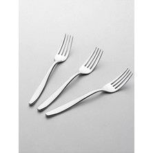 3 Adet Nehir Sahra Tatlı Çatalı 3'lü 2 mm