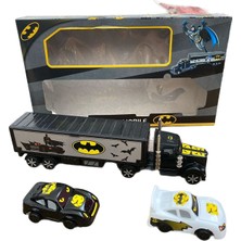 Elura Dorseli Arabalı Taşıyıcı Tır Batman Oyuncak Set 3 Parça