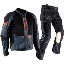 Leatt Adv Flow-Tour 4.5 Gri Motosiklet Montu ve Pantolonu
