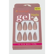 Zero Land Gld-Spt- Orange Yapıştırıcılı Jel Takma Tırnak - Vizon