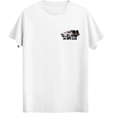 Bigohobi Zaman Makinesi Desenli Dijital Baskılı Unisex Tshirt, Günlük Kullanıma Uygun Regular Tshirt