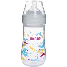Mooma Neeko Konfeti Desenli Biberon 250 ml Hızlı Akış (5 Adet)