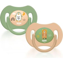 Wee Baby Duo Simetrik Uçlu Emzik 0-6 Ay No:1 (5 Adet)