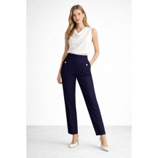 5641 Sentez Rosa Önü Pileli Filota Ceo Pantolon