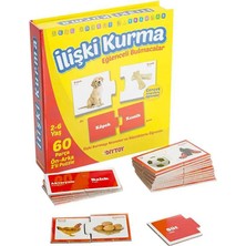 DIYTOY Dıy Toy Okul Öncesi Ilişki Kurma Eğlenceli Bulmacalar (2 Adet)