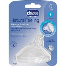 Chicco Natural Feeling Silikon Biberon Emziği Tekli 0 Ay+ Normal Akış (3 Adet)
