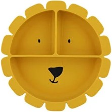 Kidful Silikon Vakumlu Bölmeli Tabak Mr.lion (3 Adet)