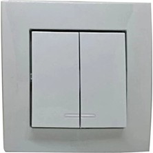 4 Adet Elbi Neo Beyaz Komutatör Anahtar