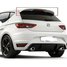 Aftermarket 2013+ Seat Leon Beyaz Arka Cam Üstü Spoiler