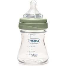 Mooma Neutra Tritan Biberon 150 ml 0-6 Ay Yavaş Akış Çağla Yeşili (2 Adet)