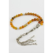 Zero Land Gld-Spt- Akik Doğaltaş Tesbih 6 mm - Yeşil