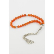 Zero Land Gld-Spt- Ceyt Taşı Tesbih 8 mm - Turuncu