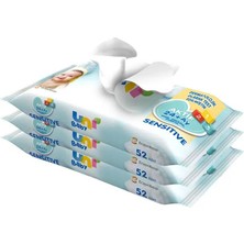 Urfakent Aktif Sensitive Islak Havlu Mendil 3lü 156 Yaprak