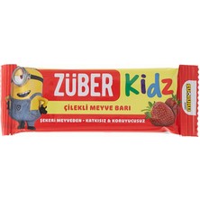 Züber Kidz Çilekli Meyve Barı 25 gr (4 Adet)