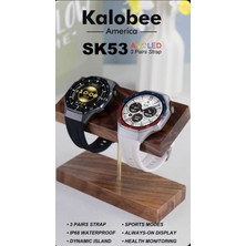 Kalobee SK53 Smart Watchhamoled Ekran, IP68 Su Geçirmez, Dynamic Island Özellikli