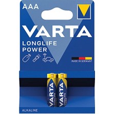 3 Adet Varta Pil Longlife Power 2'li Ince Pil