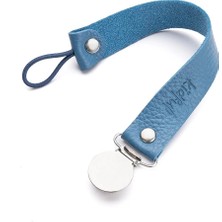 Kidful Bitkisel Boyalı Emzik Askısı - Denim (4 Adet)