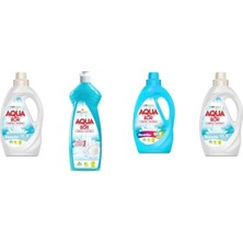 Aquabor Doğal Mineralli Sıvı Beyaz + Elde Bulaşık + Sıvı Renkliler + Sıvı Beyaz  4 Lü Set