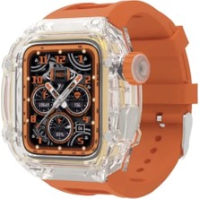 Kalobee H9 Ultra Şeffaf Kasa Akıllı Saat - 49MM Dev Ekran & Ip 68 Su Geçirmez