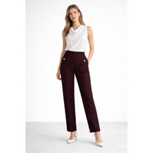 Eskişehir Mağazacılık 5641 Sentez Rosa Önü Pileli Filota Ceo Pantolon