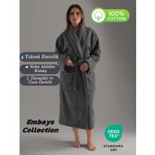 Bukle Bornoz, Şal Yaka Bornoz ,%100 Pamuklu Kadın / Erkek Unisex Bornoz