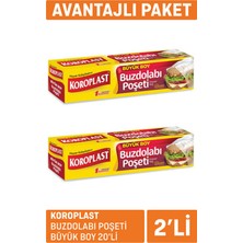 Koroplast Buzdolabı Poşeti Büyük Boy 2 x 20'li 4 Adet