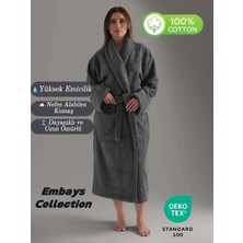 Bukle Bornoz, Şal Yaka Bornoz ,%100 Pamuklu Kadın / Erkek Unisex Bornoz