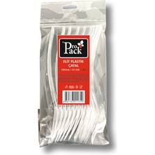 Kut Fly Propack Elit Kristal Şeffaf Çatal 10'lu 3 Adet