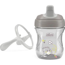 Chicco Yarı Yumuşak Uçlu Alıştırma Bardağı 6+ Ay 200 ml Unisex (3 Adet)