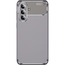 Adige Samsung Galaxy A37 Kılıf Negro Karbon Desen Silikon