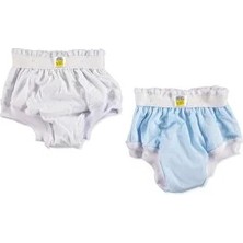 HelloBaby 2'li Alıştırma Külodu Mavi Beyaz (5 Adet)