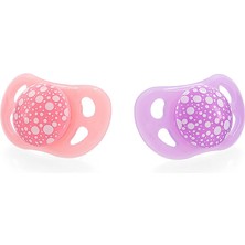 Kidful 2'li Emzik Pembe-Lila 0-6 Ay (2 Adet)