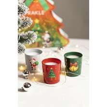 4 Adet Rakle Bells 3'lü Mum Seti 120 gr