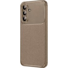 Adige Samsung Galaxy A37 Kılıf Negro Karbon Desen Silikon + Ekran Koruyucu