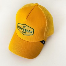 Mackbear Coffee Co. Mackbear Ayarlanabilir Unisex Şapka Sarı
