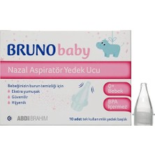 Bruno Baby Burun Aspiratörü Yedek Filtre 10'lu 1 Adet (5 Adet)