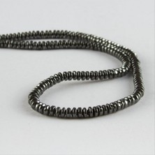 Zero Land Gld-Spt- Rondela Hematit Taşı Minik 4 mm - Antrasit