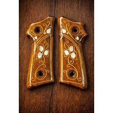 Yücel Av Bayii 7.65 mm Llama Işlemeli Sedef Kabze