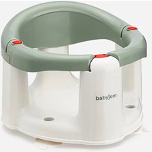 Babyjem Soft Yeşil Önden Açılır Banyo Oturağı 1 Parça Düz Desenli Hafif ve Güvenli