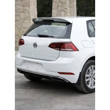 Aftermarket Volkswagen Golf 7 Beyaz Arka Cam Üstü Spoiler