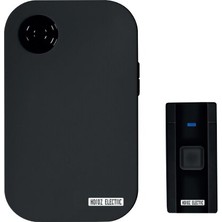 Horoz Next-D 4,5VDC Full Siyah Kablosuz Kapı Zili
